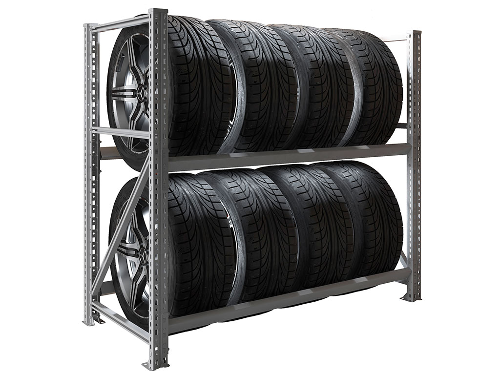 Стеллаж MS Pro 1200/1353*606 стационарный для хранения 8 шин